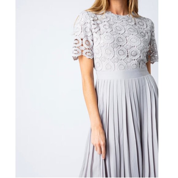 ROOLEE PARTY LACE PLEATED DRESS SIZE S - Picture 2 of 16